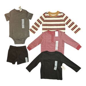Lot of 5 Garanimals 18 Months Boy Shirts & Short NEW